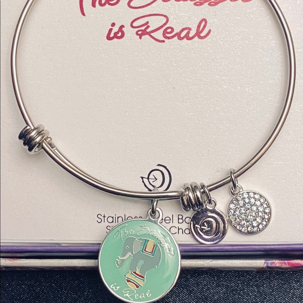 New Boxed ‘The Struggle Is Real’ Charm Bracelet